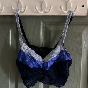 PINK Blue Bralette